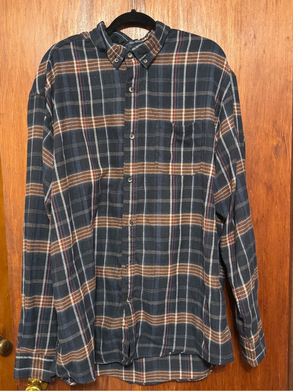 Mountain Ridge Men’s Big and Tall Plaid Outdoor Flannel Size 3XLT